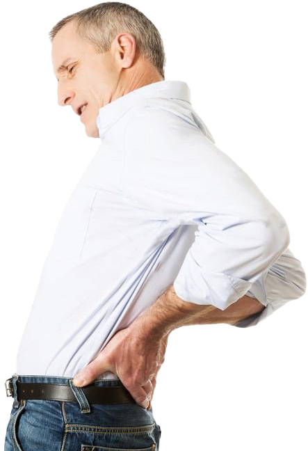 older guy with back pain